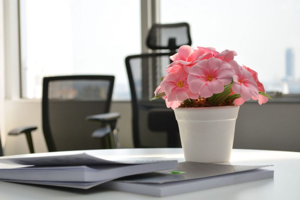 flores para el trabajo